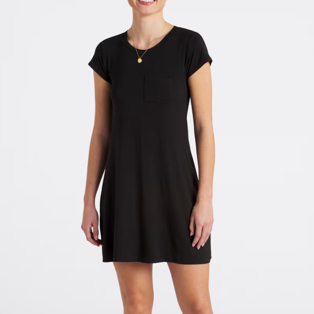 Black Alison T-Shirt Dress Size S